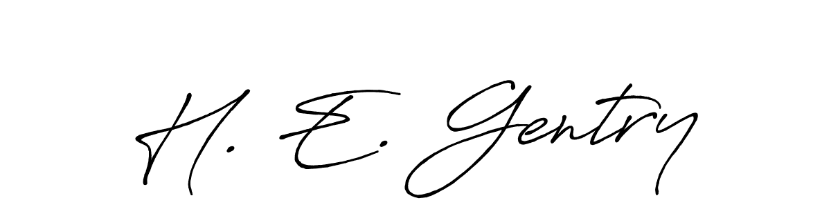 if you are searching for the best signature style for your name H. E. Gentry. so please give up your signature search. here we have designed multiple signature styles  using Antro_Vectra_Bolder. H. E. Gentry signature style 7 images and pictures png