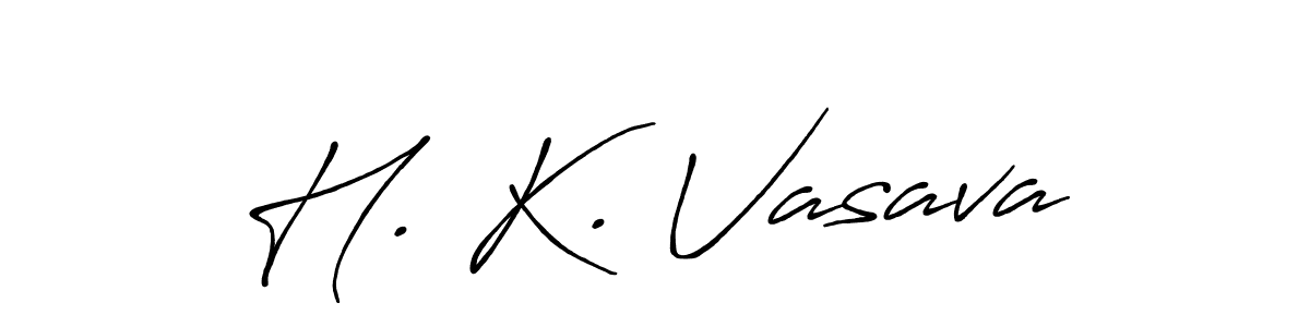 Antro_Vectra_Bolder is a professional signature style that is perfect for those who want to add a touch of class to their signature. It is also a great choice for those who want to make their signature more unique. Get H. K. Vasava name to fancy signature for free. H. K. Vasava signature style 7 images and pictures png