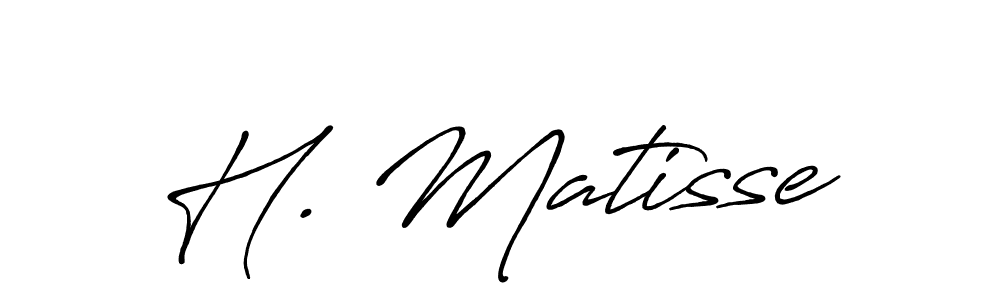 How to make H. Matisse signature? Antro_Vectra_Bolder is a professional autograph style. Create handwritten signature for H. Matisse name. H. Matisse signature style 7 images and pictures png