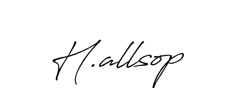 H.allsop stylish signature style. Best Handwritten Sign (Antro_Vectra_Bolder) for my name. Handwritten Signature Collection Ideas for my name H.allsop. H.allsop signature style 7 images and pictures png