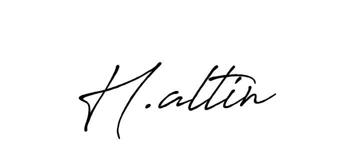 H.altin stylish signature style. Best Handwritten Sign (Antro_Vectra_Bolder) for my name. Handwritten Signature Collection Ideas for my name H.altin. H.altin signature style 7 images and pictures png