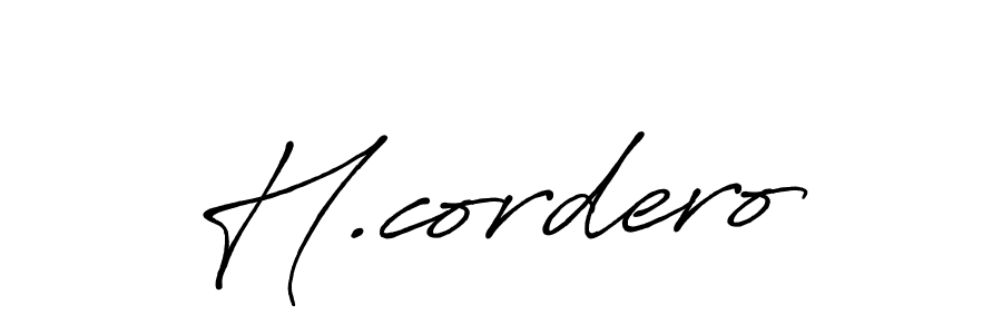 if you are searching for the best signature style for your name H.cordero. so please give up your signature search. here we have designed multiple signature styles  using Antro_Vectra_Bolder. H.cordero signature style 7 images and pictures png