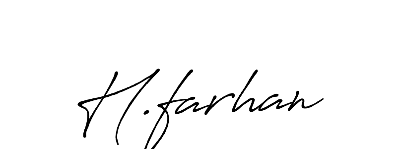 Similarly Antro_Vectra_Bolder is the best handwritten signature design. Signature creator online .You can use it as an online autograph creator for name H.farhan. H.farhan signature style 7 images and pictures png