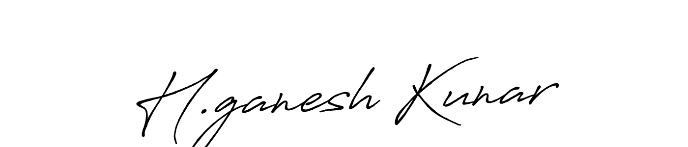 This is the best signature style for the H.ganesh Kunar name. Also you like these signature font (Antro_Vectra_Bolder). Mix name signature. H.ganesh Kunar signature style 7 images and pictures png