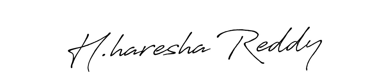 Also we have H.haresha Reddy name is the best signature style. Create professional handwritten signature collection using Antro_Vectra_Bolder autograph style. H.haresha Reddy signature style 7 images and pictures png