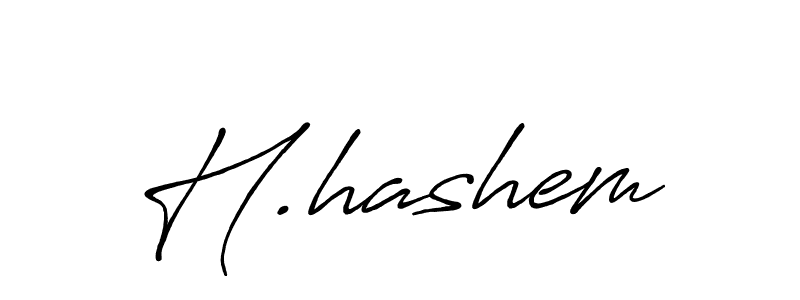 The best way (Antro_Vectra_Bolder) to make a short signature is to pick only two or three words in your name. The name H.hashem include a total of six letters. For converting this name. H.hashem signature style 7 images and pictures png