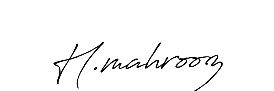 Similarly Antro_Vectra_Bolder is the best handwritten signature design. Signature creator online .You can use it as an online autograph creator for name H.mahrooz. H.mahrooz signature style 7 images and pictures png