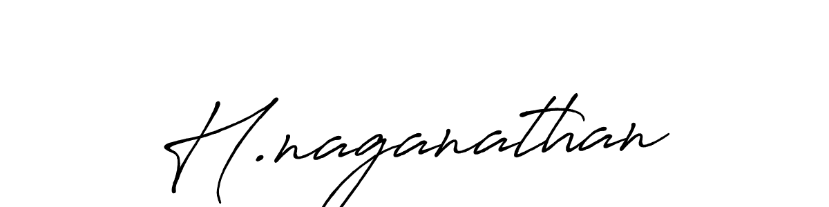 Best and Professional Signature Style for H.naganathan. Antro_Vectra_Bolder Best Signature Style Collection. H.naganathan signature style 7 images and pictures png