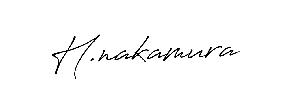 if you are searching for the best signature style for your name H.nakamura. so please give up your signature search. here we have designed multiple signature styles  using Antro_Vectra_Bolder. H.nakamura signature style 7 images and pictures png