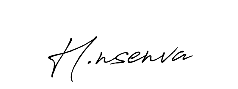 The best way (Antro_Vectra_Bolder) to make a short signature is to pick only two or three words in your name. The name H.nsenva include a total of six letters. For converting this name. H.nsenva signature style 7 images and pictures png