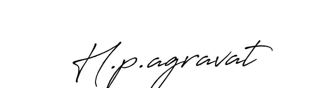 Also we have H.p.agravat name is the best signature style. Create professional handwritten signature collection using Antro_Vectra_Bolder autograph style. H.p.agravat signature style 7 images and pictures png