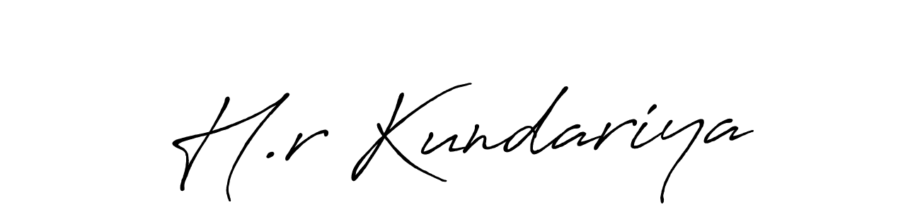 It looks lik you need a new signature style for name H.r Kundariya. Design unique handwritten (Antro_Vectra_Bolder) signature with our free signature maker in just a few clicks. H.r Kundariya signature style 7 images and pictures png