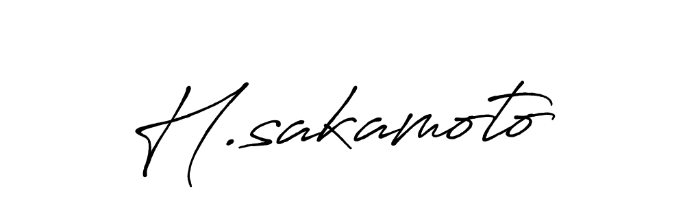 Once you've used our free online signature maker to create your best signature Antro_Vectra_Bolder style, it's time to enjoy all of the benefits that H.sakamoto name signing documents. H.sakamoto signature style 7 images and pictures png