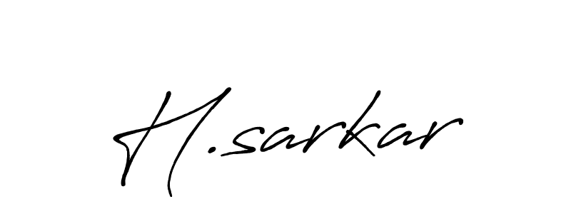Best and Professional Signature Style for H.sarkar. Antro_Vectra_Bolder Best Signature Style Collection. H.sarkar signature style 7 images and pictures png