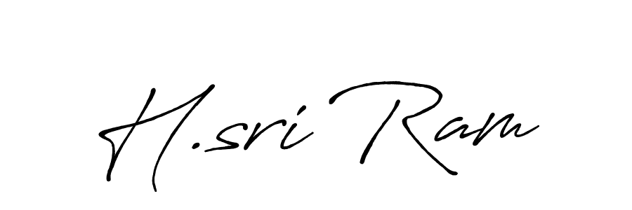 You should practise on your own different ways (Antro_Vectra_Bolder) to write your name (H.sri Ram) in signature. don't let someone else do it for you. H.sri Ram signature style 7 images and pictures png