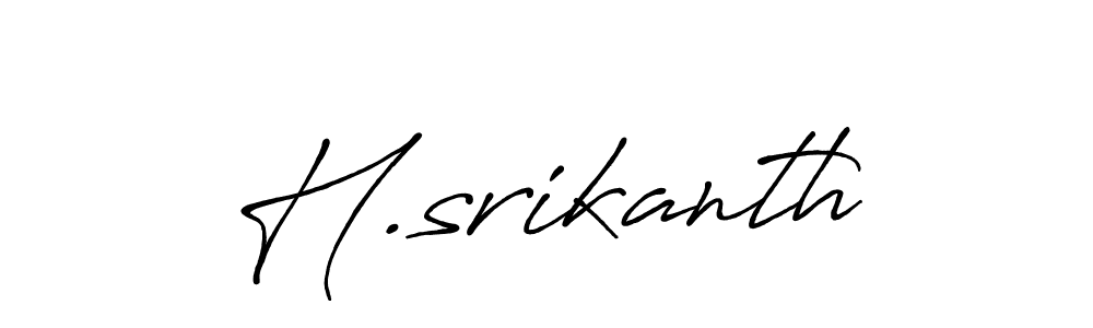 Antro_Vectra_Bolder is a professional signature style that is perfect for those who want to add a touch of class to their signature. It is also a great choice for those who want to make their signature more unique. Get H.srikanth name to fancy signature for free. H.srikanth signature style 7 images and pictures png