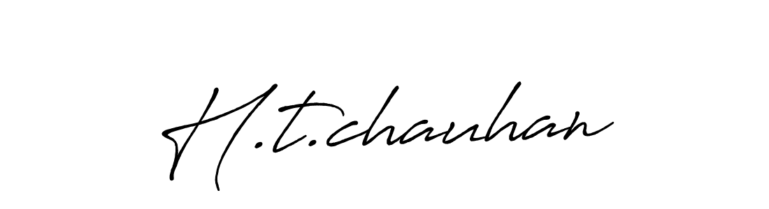 This is the best signature style for the H.t.chauhan name. Also you like these signature font (Antro_Vectra_Bolder). Mix name signature. H.t.chauhan signature style 7 images and pictures png