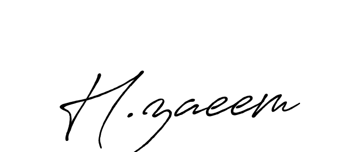 if you are searching for the best signature style for your name H.zaeem. so please give up your signature search. here we have designed multiple signature styles  using Antro_Vectra_Bolder. H.zaeem signature style 7 images and pictures png