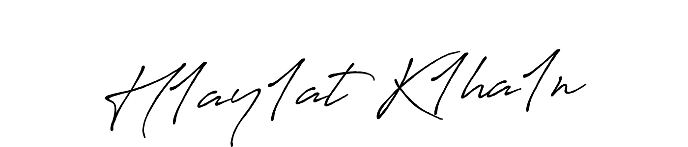 This is the best signature style for the H1ay1at K1ha1n name. Also you like these signature font (Antro_Vectra_Bolder). Mix name signature. H1ay1at K1ha1n signature style 7 images and pictures png