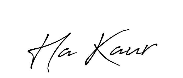 Design your own signature with our free online signature maker. With this signature software, you can create a handwritten (Antro_Vectra_Bolder) signature for name Ha Kaur. Ha Kaur signature style 7 images and pictures png