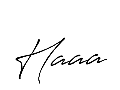 Design your own signature with our free online signature maker. With this signature software, you can create a handwritten (Antro_Vectra_Bolder) signature for name Haaa. Haaa signature style 7 images and pictures png