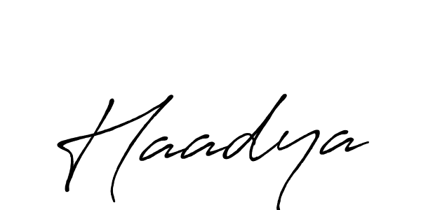 if you are searching for the best signature style for your name Haadya. so please give up your signature search. here we have designed multiple signature styles  using Antro_Vectra_Bolder. Haadya signature style 7 images and pictures png