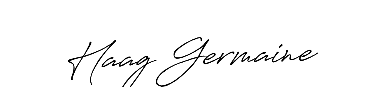 Design your own signature with our free online signature maker. With this signature software, you can create a handwritten (Antro_Vectra_Bolder) signature for name Haag Germaine. Haag Germaine signature style 7 images and pictures png