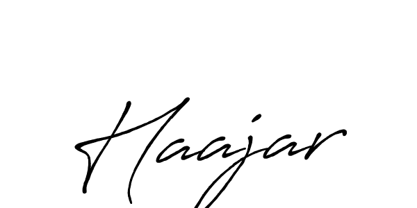 Haajar stylish signature style. Best Handwritten Sign (Antro_Vectra_Bolder) for my name. Handwritten Signature Collection Ideas for my name Haajar. Haajar signature style 7 images and pictures png