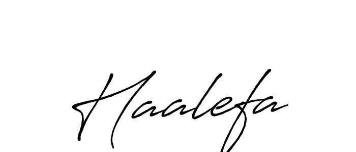 Make a beautiful signature design for name Haalefa. With this signature (Antro_Vectra_Bolder) style, you can create a handwritten signature for free. Haalefa signature style 7 images and pictures png