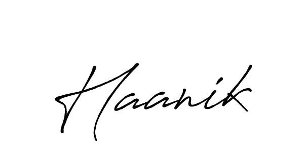 Make a beautiful signature design for name Haanik. Use this online signature maker to create a handwritten signature for free. Haanik signature style 7 images and pictures png