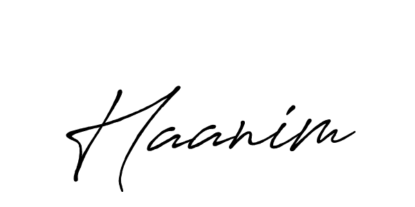 Also we have Haanim name is the best signature style. Create professional handwritten signature collection using Antro_Vectra_Bolder autograph style. Haanim signature style 7 images and pictures png