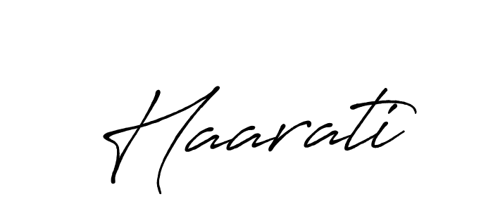 Make a beautiful signature design for name Haarati. Use this online signature maker to create a handwritten signature for free. Haarati signature style 7 images and pictures png