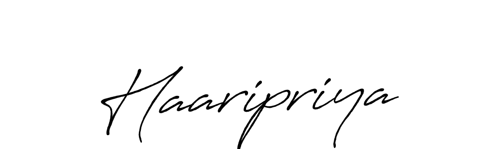 The best way (Antro_Vectra_Bolder) to make a short signature is to pick only two or three words in your name. The name Haaripriya include a total of six letters. For converting this name. Haaripriya signature style 7 images and pictures png