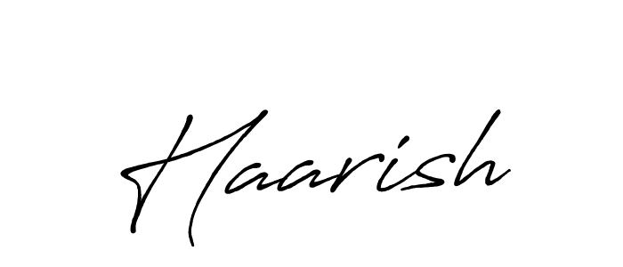 Antro_Vectra_Bolder is a professional signature style that is perfect for those who want to add a touch of class to their signature. It is also a great choice for those who want to make their signature more unique. Get Haarish name to fancy signature for free. Haarish signature style 7 images and pictures png