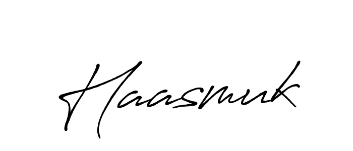 It looks lik you need a new signature style for name Haasmuk. Design unique handwritten (Antro_Vectra_Bolder) signature with our free signature maker in just a few clicks. Haasmuk signature style 7 images and pictures png