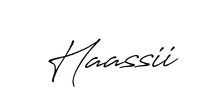 It looks lik you need a new signature style for name Haassii. Design unique handwritten (Antro_Vectra_Bolder) signature with our free signature maker in just a few clicks. Haassii signature style 7 images and pictures png
