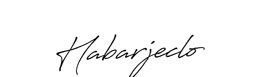 if you are searching for the best signature style for your name Habarjeclo. so please give up your signature search. here we have designed multiple signature styles  using Antro_Vectra_Bolder. Habarjeclo signature style 7 images and pictures png