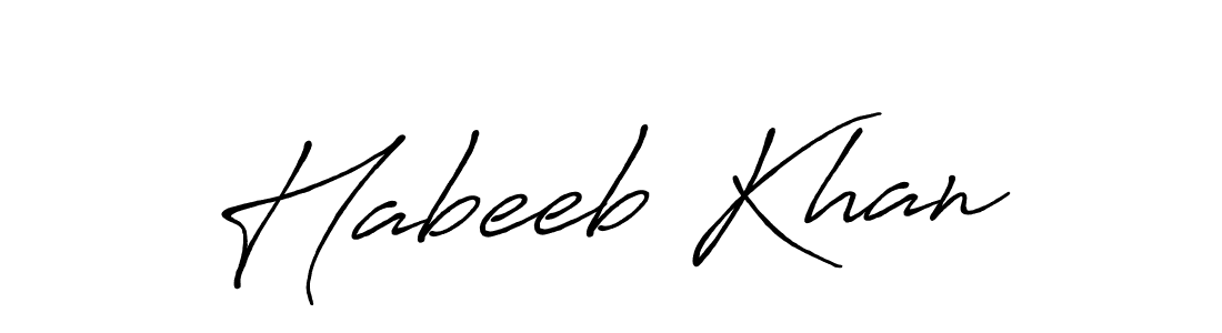 Once you've used our free online signature maker to create your best signature Antro_Vectra_Bolder style, it's time to enjoy all of the benefits that Habeeb Khan name signing documents. Habeeb Khan signature style 7 images and pictures png