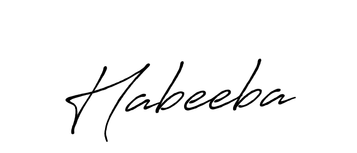 Also we have Habeeba name is the best signature style. Create professional handwritten signature collection using Antro_Vectra_Bolder autograph style. Habeeba signature style 7 images and pictures png