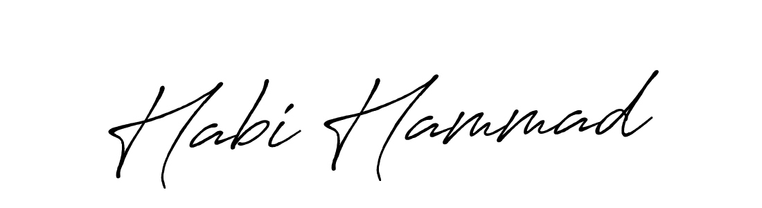 You should practise on your own different ways (Antro_Vectra_Bolder) to write your name (Habi Hammad) in signature. don't let someone else do it for you. Habi Hammad signature style 7 images and pictures png