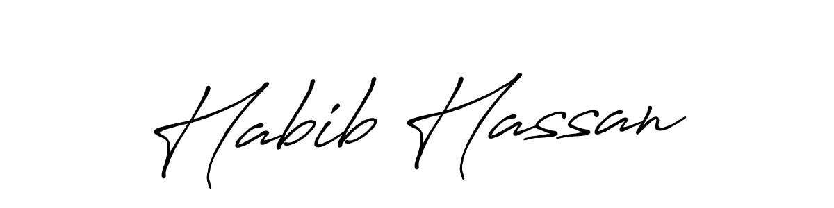 How to Draw Habib Hassan signature style? Antro_Vectra_Bolder is a latest design signature styles for name Habib Hassan. Habib Hassan signature style 7 images and pictures png