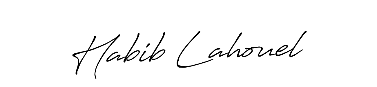 Best and Professional Signature Style for Habib Lahouel. Antro_Vectra_Bolder Best Signature Style Collection. Habib Lahouel signature style 7 images and pictures png