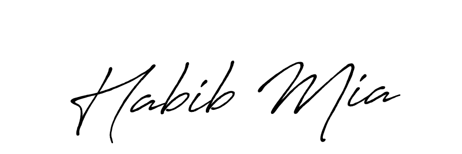 It looks lik you need a new signature style for name Habib Mia. Design unique handwritten (Antro_Vectra_Bolder) signature with our free signature maker in just a few clicks. Habib Mia signature style 7 images and pictures png