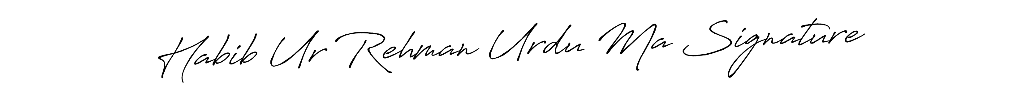 Similarly Antro_Vectra_Bolder is the best handwritten signature design. Signature creator online .You can use it as an online autograph creator for name Habib Ur Rehman Urdu Ma Signature. Habib Ur Rehman Urdu Ma Signature signature style 7 images and pictures png