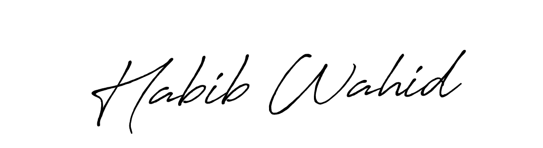 How to make Habib Wahid signature? Antro_Vectra_Bolder is a professional autograph style. Create handwritten signature for Habib Wahid name. Habib Wahid signature style 7 images and pictures png