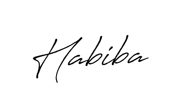 Make a beautiful signature design for name Habiba. With this signature (Antro_Vectra_Bolder) style, you can create a handwritten signature for free. Habiba signature style 7 images and pictures png