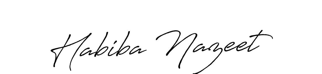 Here are the top 10 professional signature styles for the name Habiba Nazeet. These are the best autograph styles you can use for your name. Habiba Nazeet signature style 7 images and pictures png