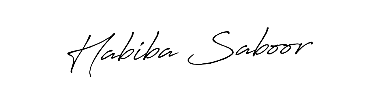 Antro_Vectra_Bolder is a professional signature style that is perfect for those who want to add a touch of class to their signature. It is also a great choice for those who want to make their signature more unique. Get Habiba Saboor name to fancy signature for free. Habiba Saboor signature style 7 images and pictures png