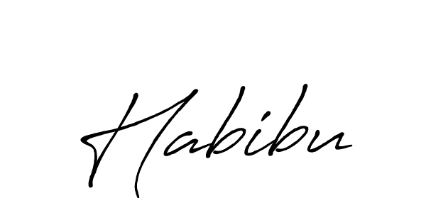 Also we have Habibu name is the best signature style. Create professional handwritten signature collection using Antro_Vectra_Bolder autograph style. Habibu signature style 7 images and pictures png