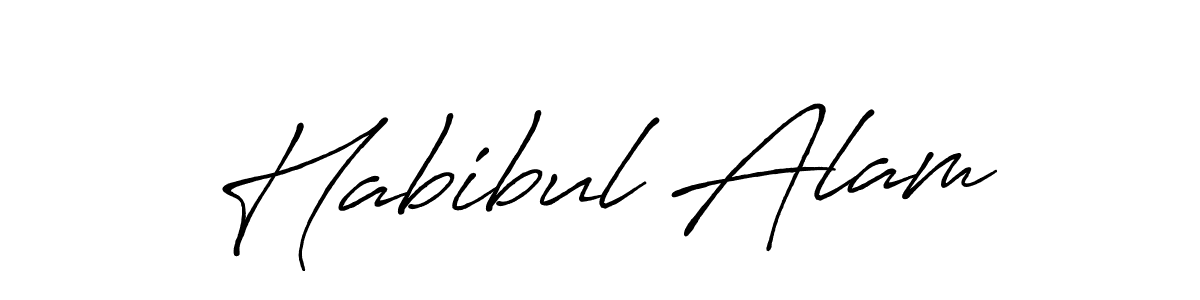How to make Habibul Alam signature? Antro_Vectra_Bolder is a professional autograph style. Create handwritten signature for Habibul Alam name. Habibul Alam signature style 7 images and pictures png